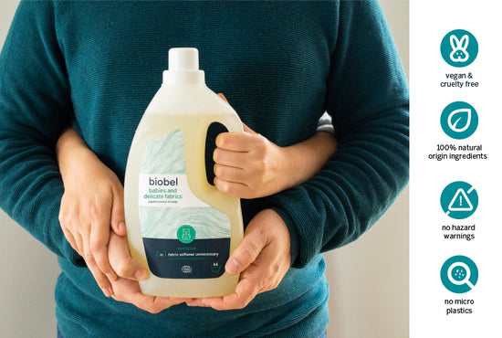 Biobel tøyvaskemiddel til babyer og delikate klær - 1,5 liter