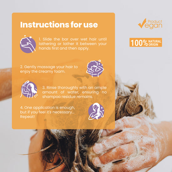 Solid Økologisk Shampo - Daglig bruk 100 gr