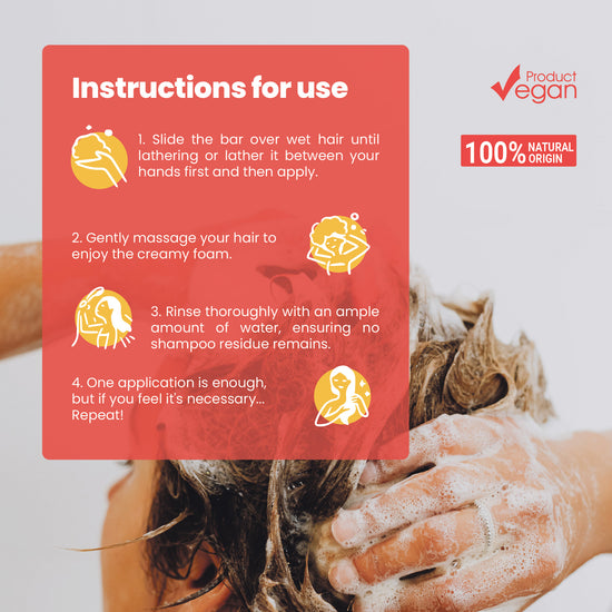 Solid Økologisk Shampo - Rensende 100 gr