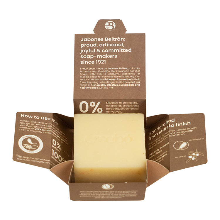 Parfymefri Økologisk såpe - 120g – Alepposåpe